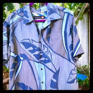 🌴Quicksilver Waterman Collection Aloha Shirt 🌴